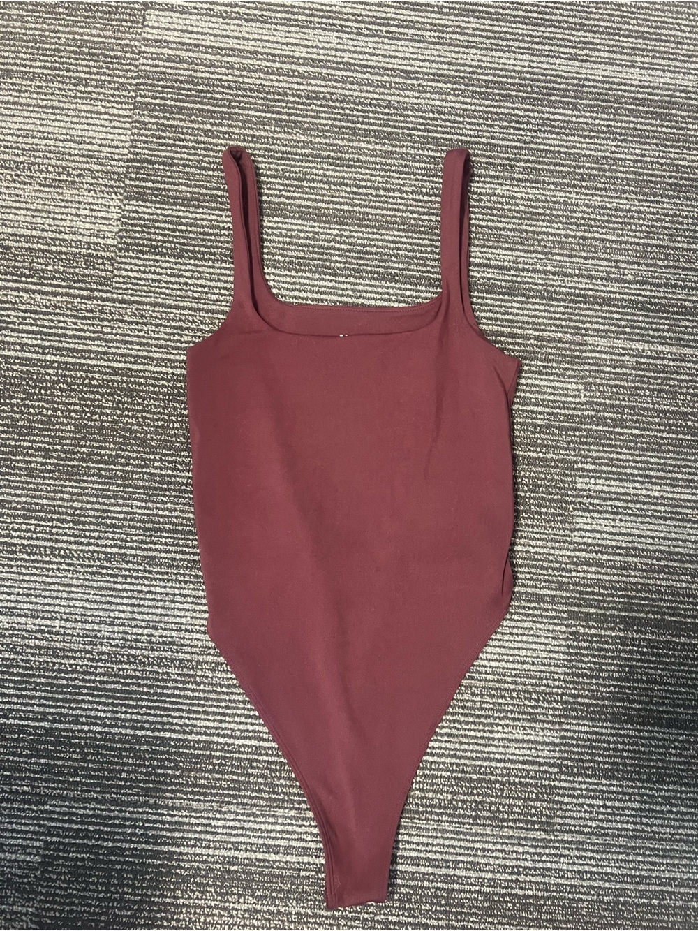 Pacsun Burgundy Maroon Tank Top Strap Bodysuit